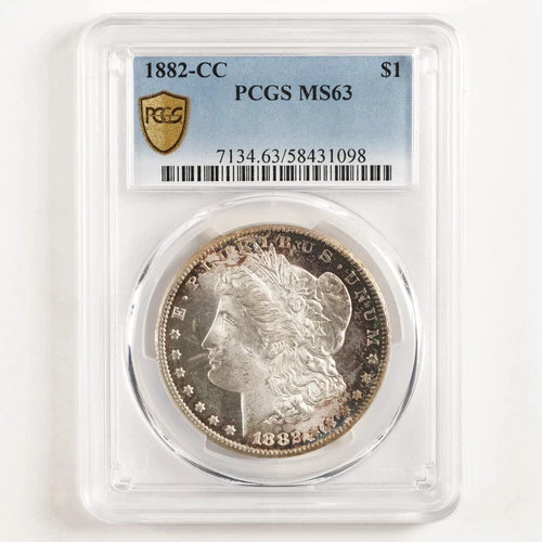 1882-CC Morgan Dollar $1 MS63 PCGS Carson City * Nice Original Flashy Coin 31633