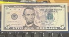 🔥Fancy Serial 2021 $5 bill, 5 trailing 7’s fresh from strap!🔥 — photo 1
