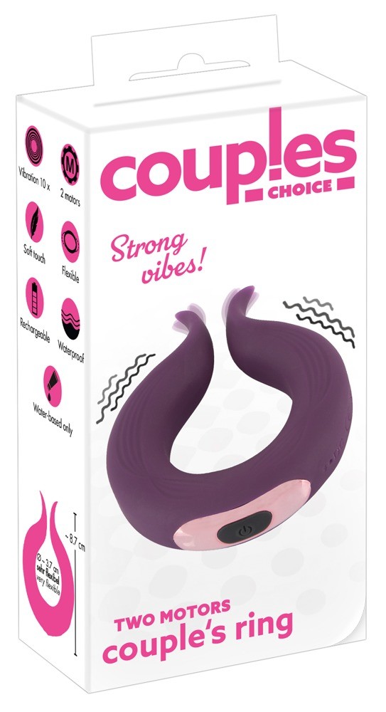 Couples Choice Two motors coup – couple Massagegerät – ring Massagegerät –