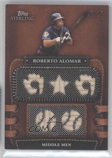 2010 Topps Sterling Legendary Leather Relics Triple 6/25 Roberto Alomar HOF 2u3