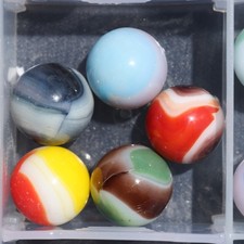 Lot of 5 Vitro Agate MARBLEs MIBs NM and M FREE Shipping