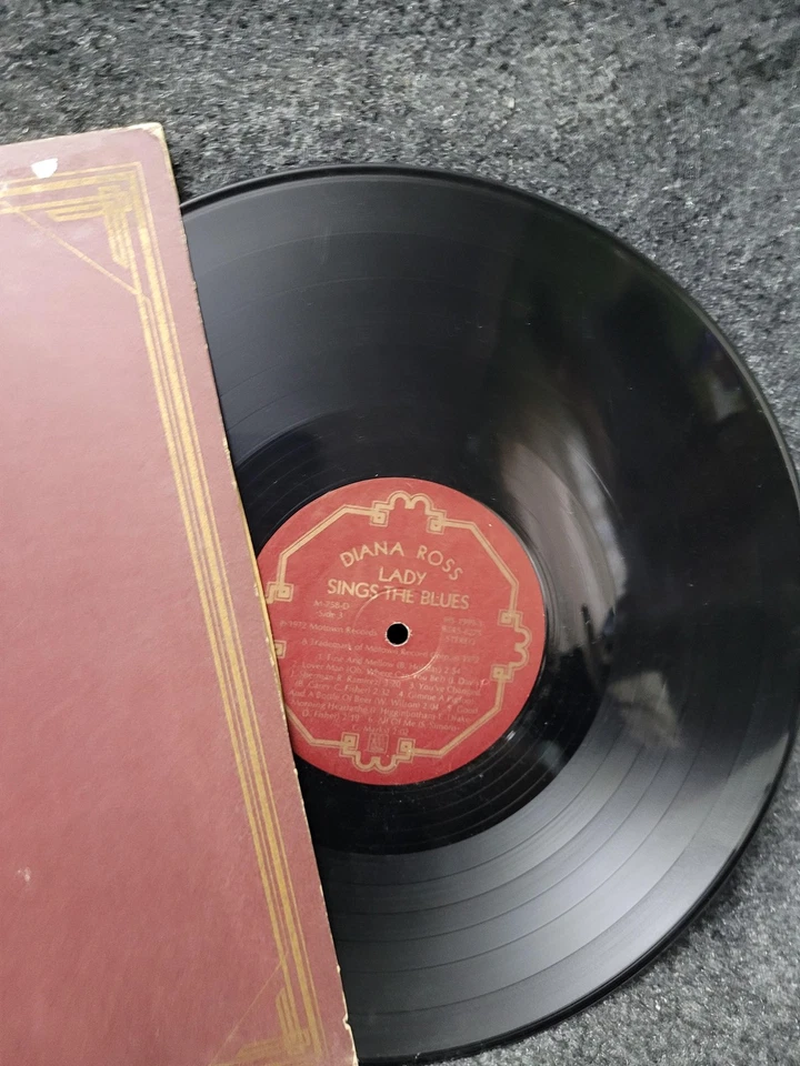 Vintage Diana Ross Vinyl Record Lady Sings The Blues Soundtrack 1972 Motown 2xLP Foto 4 de 4
