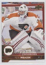 2017-18 SP Authentic Upper Deck Update Exclusives 72/100 Petr Mrazek #506 av1