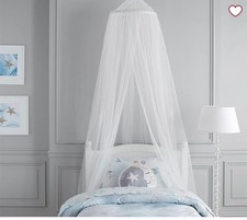 Sweet Pottery Barn Kids Canopy - White Tulle - 18" x 110" New In Package