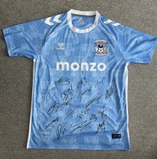 Coventry City 25/26 Signed Shirt + Sky Bet Winners Medal