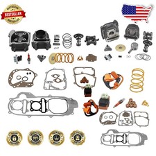 Powerful GY6 100cc 50mm Big Bore Kit 64mm Valve Racing Spark Plug CDI