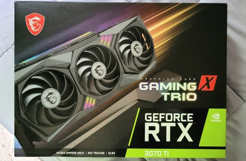 MSI GeForce RTX 3070 Ti GAMING X TRIO 8GB GDDR6X Graphics Card - Great Condition