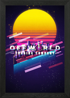 Offworld Trading Company Framed Wall Art Poster Canvas Print Picture