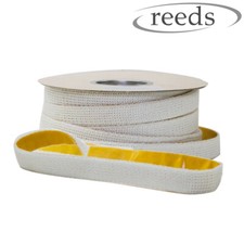 15mm Flat Stove Rope Self Adhesive White Rope 15mm Wide Reeds