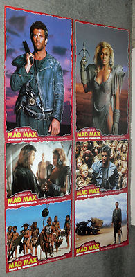 MAD MAX BEYOND THUNDERDOME original RARE lobby card set MEL GIBSON