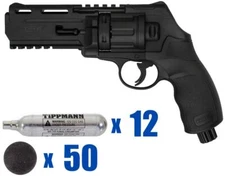 NEW T4E .50 Cal TR50 Paintball Revolver For Home Defense - Tactical Kit 2