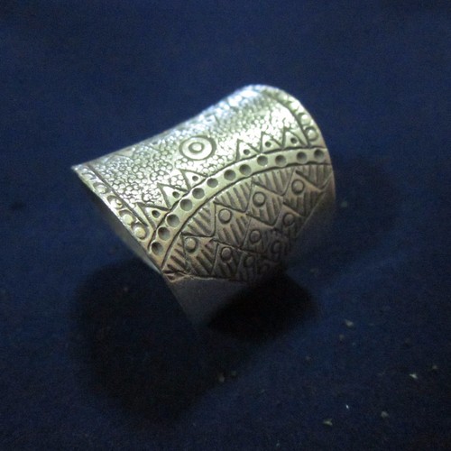 Fine Silver Rings HILLTRIBE Ethno Anello Argento Classic Tribal Bohemiens 56049 - Picture 3 of 7