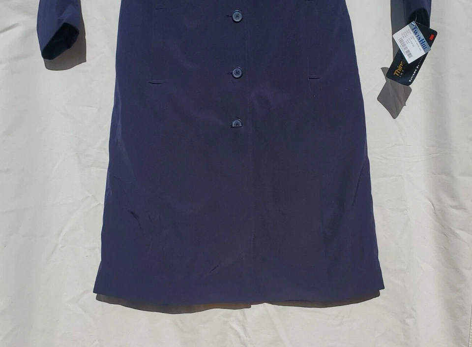 Stan Herman for US Airways Twin Hill Thinsulate Winter Coat Womens Size 4R Blue - Image 3 of 4