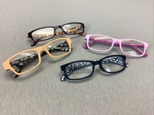 Reading Glasses 2.50 Colorful Lightly Worn Multiple Design Color Lot of 4