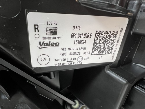 OEM Seat LED Scheinwerfer rechts vorn Frontscheinwerfer Ibiza 5 V Arona KJ Licht - Bild 5 von 15