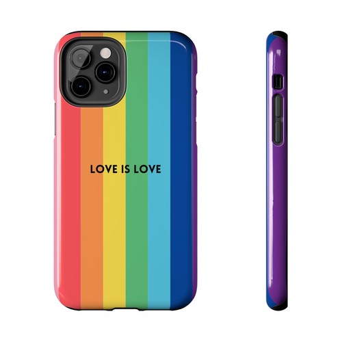 LOVE IS LOVE Colorful Love, Pride Tough Phone Case - Picture 74 of 97