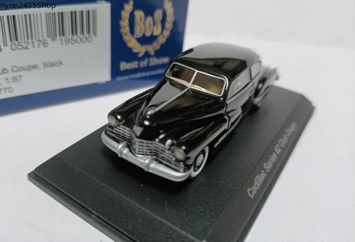BOS 1/87 Resin car model Cadillac Series 62 Club Coupe Black - Picture 2 of 6