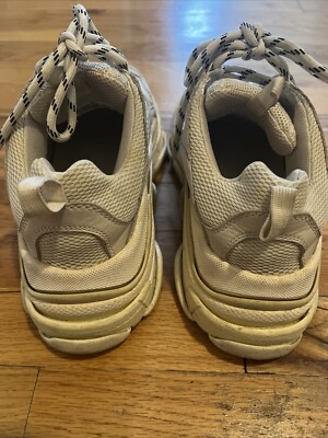 BALENCIAGA Triple S スニーカー 37 Authentic Women's Balenciaga White Triple S Sneakers Size 37 | eBay