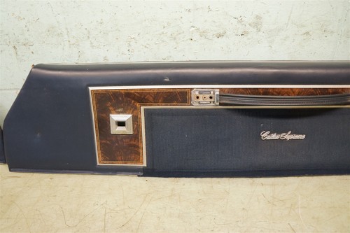 Oldsmobile Cutlass Supreme Two Door Upper Door Panels Pair LH RH OEM BLue *G1 - Picture 5 of 12