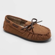 Cat  Jack Kids Moccasin Slippers - Size 4 - NWT