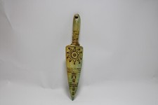 RARE ANCIENT EGYPTIAN ANTIQUE stone small faience Hanger Magic hieroglyph
