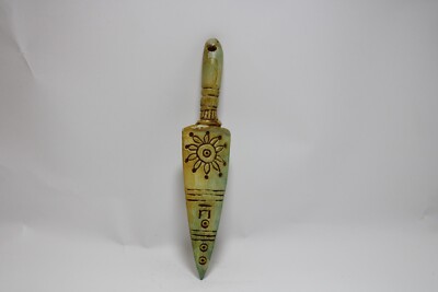 RARE ANCIENT EGYPTIAN ANTIQUE stone small faience Hanger Magic hieroglyph