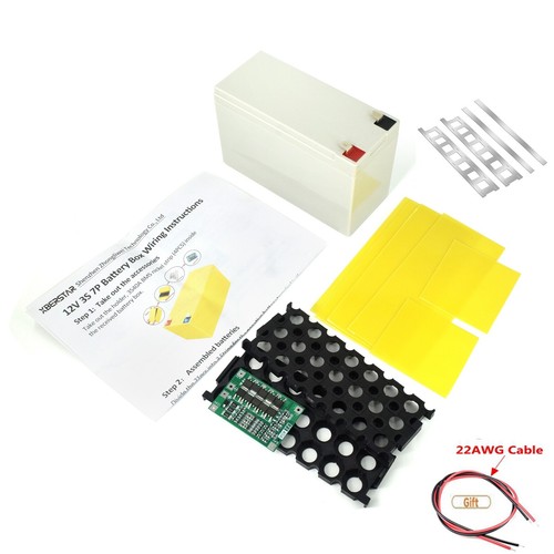18650 12V 3S 7P Li-ion Battery Case +Holder+40A BMS+Nickel+3240 Insulation Epoxy - Bild 18 von 22