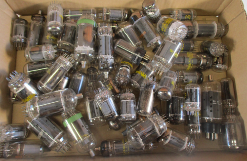 Vintage Vacuum Tubes Lot of 75 For Art Craft Project Steampunk
