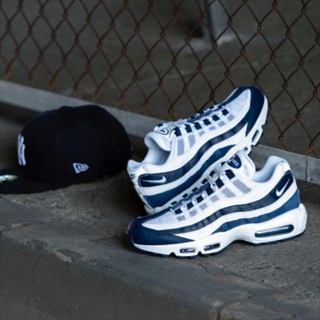 air max 95 white navy