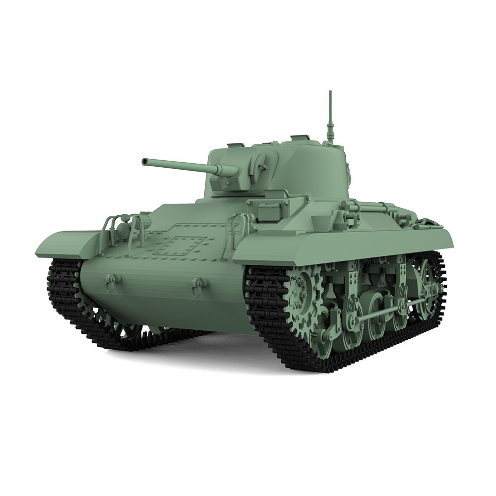 72509 V1.9 1/72 25mm Military Model Kit US M22 Locust Light Tank