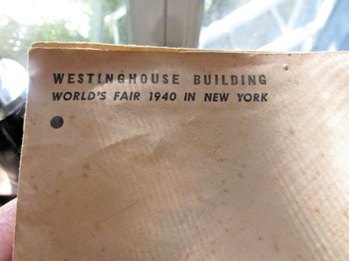 RARE 1940 WORLD'S FAIR NEW YORK WESTINGHOUSE FORM LETTER FOLKSY GRAPHICS - Picture 5 of 9
