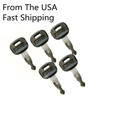 Kubota Replacement Key 5-Pack Kubota 459A Ignition Keys - Black