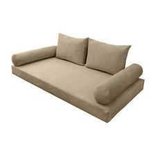 SLIPCOVER ONLY S.V1 Velvet Indoor Daybed Mattress Pillow KnifeEdge Twin-XL AD304