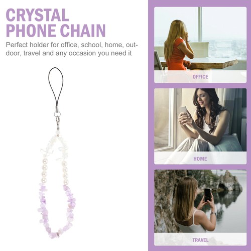 5 Pack Mobile Phone Chain Pendant Cellphone Beaded Lanyard Crossbody - Zdjęcie 10 z 12