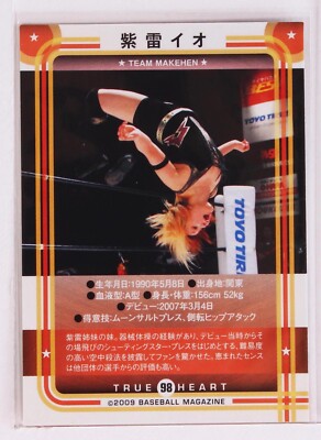 IO SHIRAI - 2009 BBM Women's Pro-Wrestling Trading Card | eBay