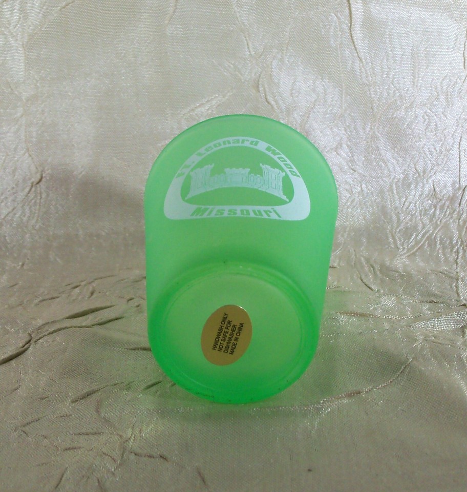 Fort Leonard Wood Shot Glass United States Army Missouri SEE