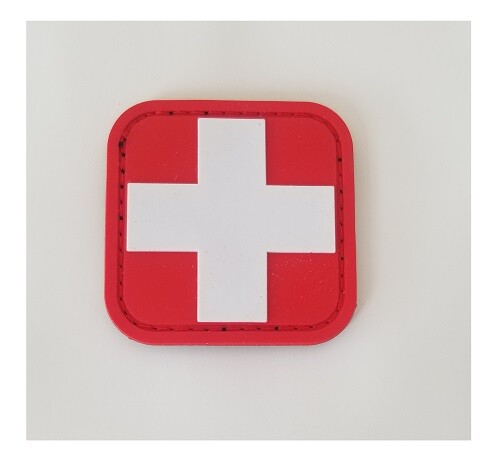 Milspec Monkey MSM Morale PVC Patch - MEDIC CROSS - 2" x 2" - Choose Color Below - Picture 14 of 14