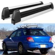 Snowboard Skis Top Roof Rack Carrier Cross Bars Wlock For Subaru Brz 2013-2024