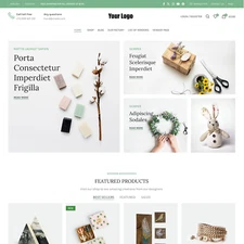 Handmade Shop Website Design with Free VPS Web Hosting and Installation