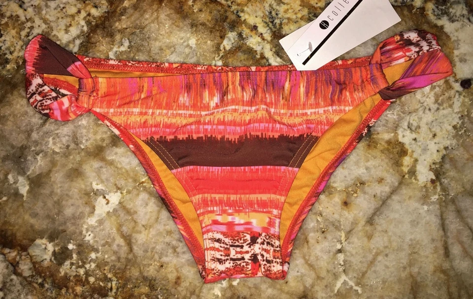 RAISINS R Collection Bandeau Top Low Rise Samba Pant Bikini Swim Suit NEW Jrs S - Image 3 of 4