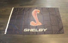 Shelby Cobra Banner Flag American Muscle Vintage Car Show Fan Garage Mechanic