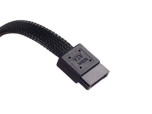 Silverstone Slim-SATA to SATA Adapter Black Sleeved - SST-CP10 - Picture 3 of 5