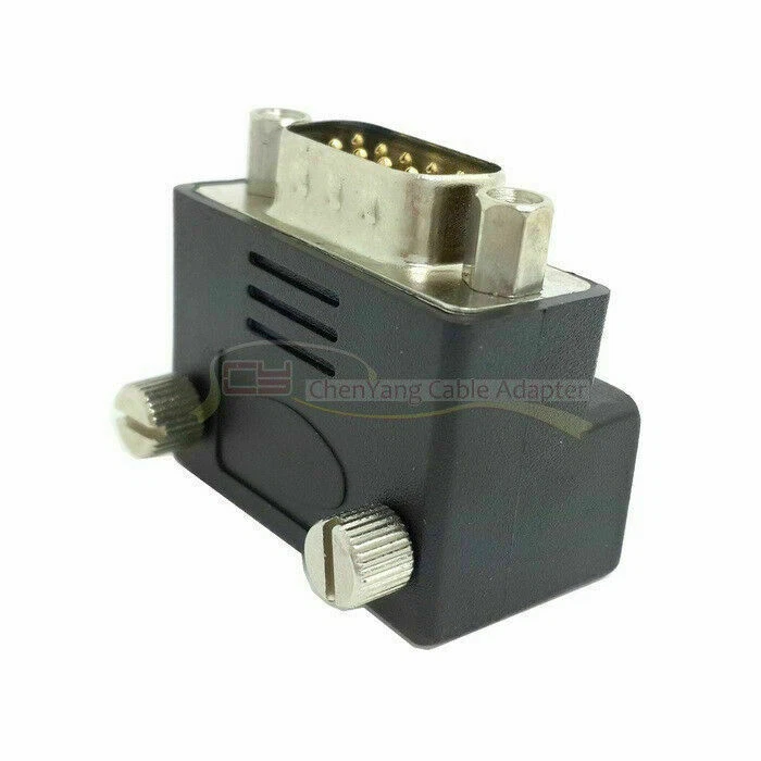 DB9pin RS232 Male to Female extension Cord adapter Right Angled 90Degree - Image 4 of 4