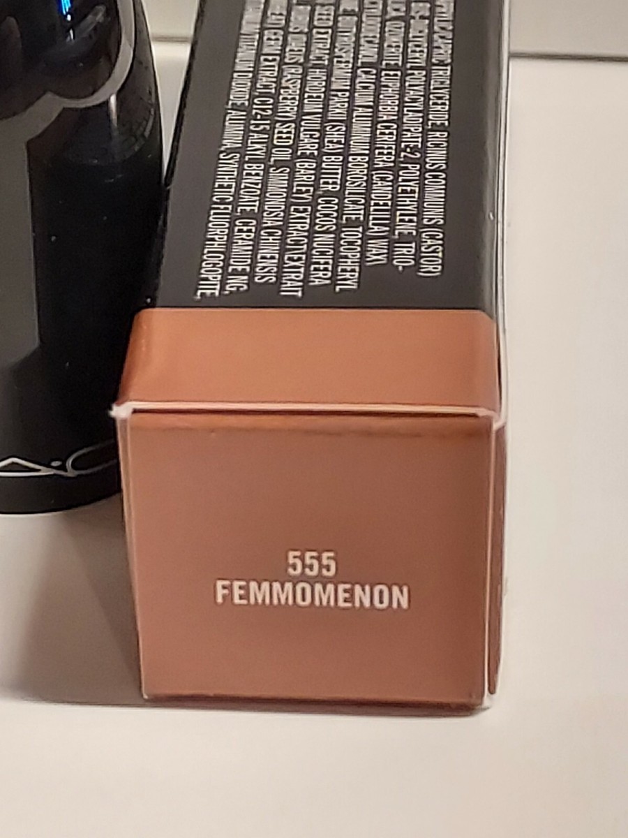 MAC Lustreglass Lipstick *555 FEMMOMENON* / .10 oz / New in box | eBay