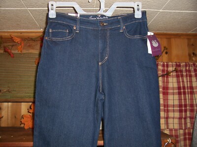 GLORIA VANDERBILT LADIES CLASSIC RISE AMANDA CAPRI PANTS JEANS SIZE 4 BLUE DENIM