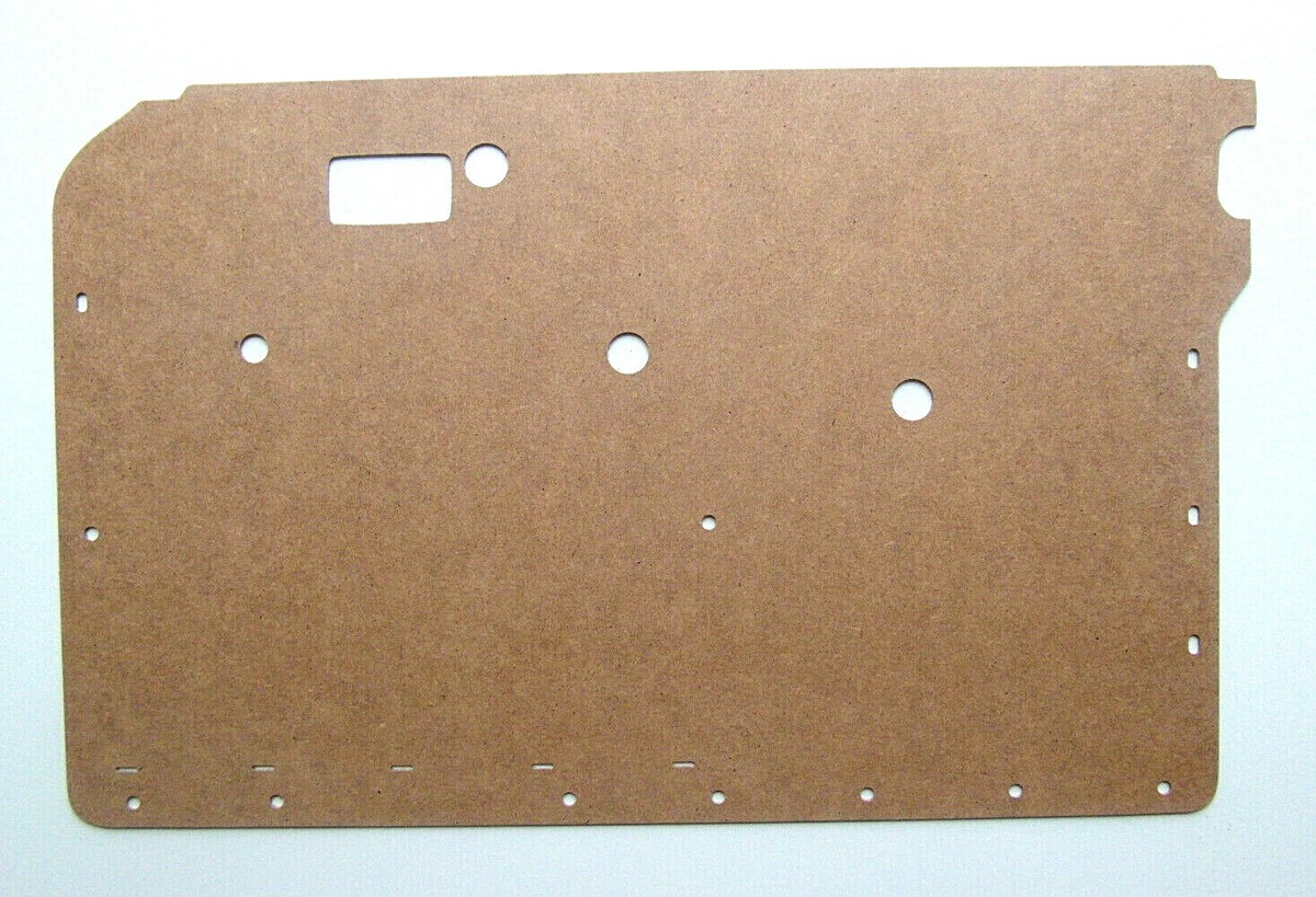 Mercedes Benz W108 W109 Türpappe Türverkleidung Hint.rechts Braun