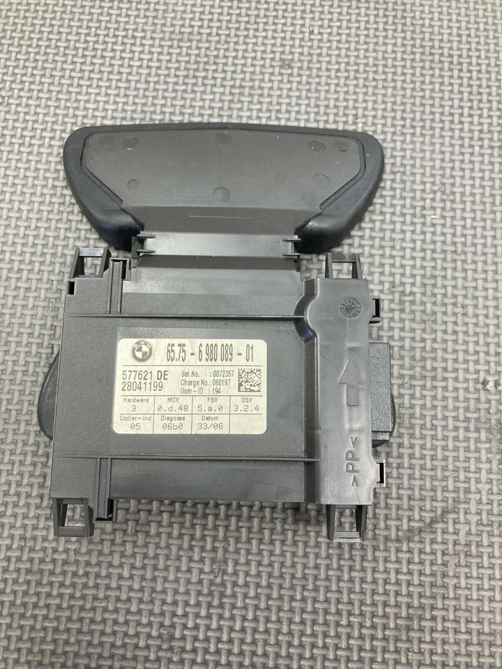 04-10 BMW 525i Ultrasonic Alarm Siren Motion Sensor Control Module OEM - Image 3 of 3