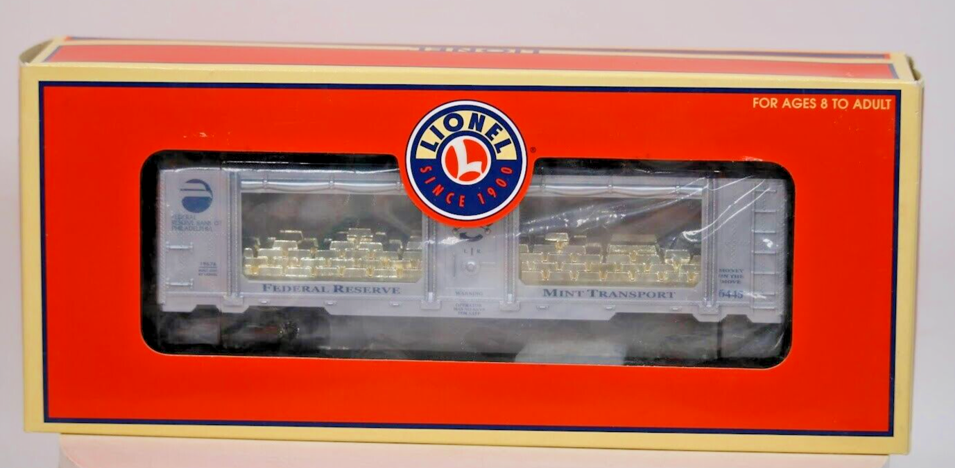 Lionel O Gauge 1:48 Philadelphia Federal Reserve Mint Car 6-19676