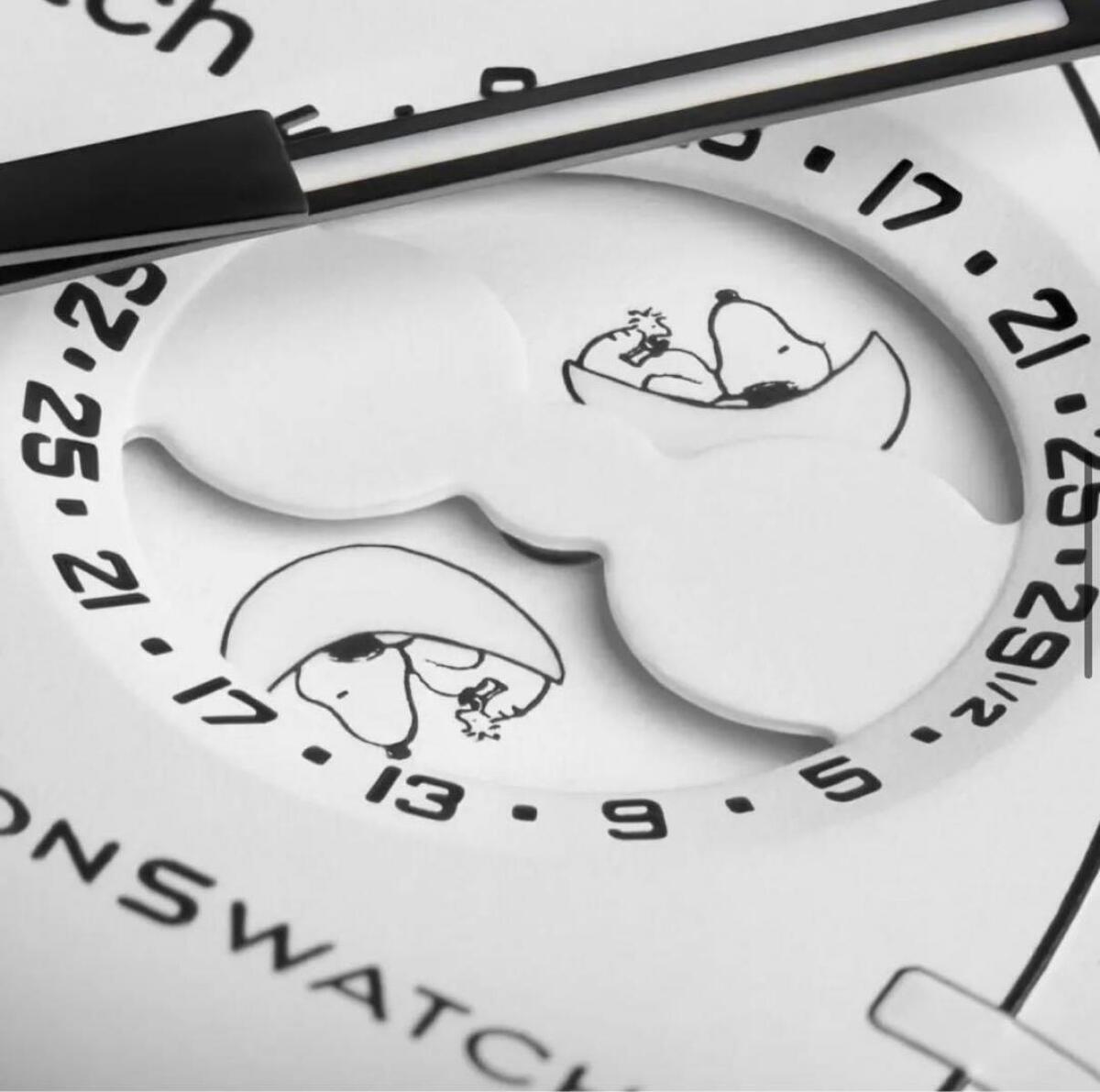 Omega x Swatch snoopy Speedmaster MISSION TO THE MOONPHASE Omega x Swatch snoopy Speedmaster MISSION TO THE MOONPHASE