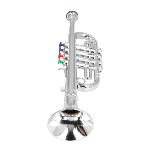 Toy Saxophone For Kids With 3 Colored Keys 3 Tone Early Education Toy Trumpet - Picture 4 of 24